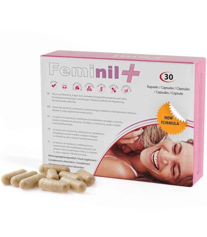 500 COSMETICS - FEMINIL+ AUMENTO LIBIDO SEXUAL FEMENINO - 30 CAPSULAS