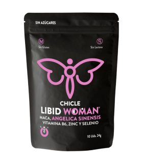 WUG SEX SENSE - LIBID WOMAN CHICLE AUMENTO LIBIDO MUJER 10 UNIDADES