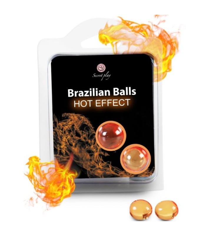 SECRETPLAY - BRAZILIAN BALLS EFECTO CALOR 2 UNIDADES