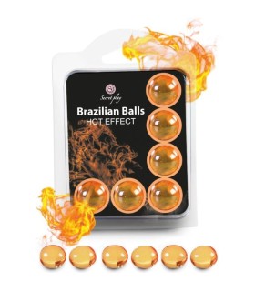 SECRETPLAY - SET 6 BRAZILIAN BALLS EFECTO CALOR