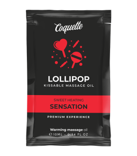 COQUETTE CHIC DESIRE - POCKET ACEITE MASAJE KISSABLE EFECTO CALOR PIRULETA 10 ML