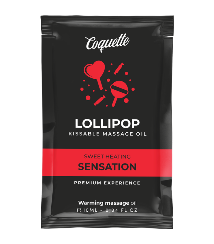 COQUETTE CHIC DESIRE - POCKET ACEITE MASAJE KISSABLE EFECTO CALOR PIRULETA 10 ML