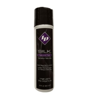 ID SILK - LUBRICANTE BASE AGUA Y SILICONA NATURAL FEEL 250 ML