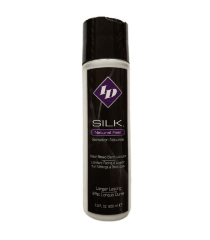 ID SILK - LUBRICANTE BASE AGUA Y SILICONA NATURAL FEEL 250 ML