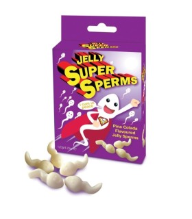 SPENCER & FLEETWOOD - JELLY SUPER SPERM GOMINOLAS FORMA ESPERMA 120 GR