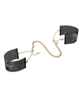BIJOUX - DÉSIR MÉTALLIQUE ESPOSAS MALLA METALICA NEGRA