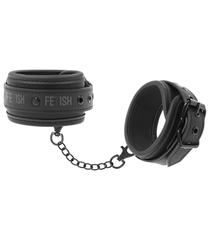 FETISH SUBMISSIVE - ESPOSAS TOBILLOS CUERO VEGANO CON FORRO DE NOPRENO