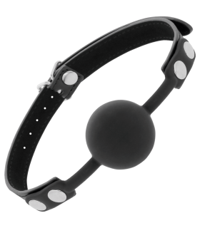 DARKNESS - MORDAZA SILICONA NEGRO