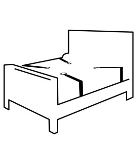 DARKNESS - SET DE ATADURAS PARA LA CAMA