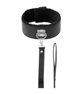 DARKNESS - COLLAR FORRADO CON CADENA TITANIUM