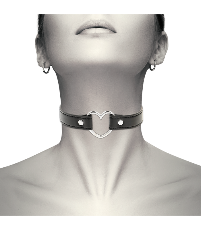 COQUETTE CHIC DESIRE - COLLAR CUERO VEGANO ACCESORIO WOMAN CORAZÓN