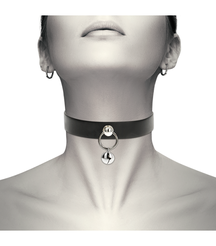 COQUETTE CHIC DESIRE - COLLAR CUERO VEGANO ACCESORIO WOMAN CASCABEL/ARO