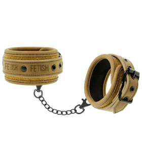 FETISH SUBMISSIVE ORIGEN - ESPOSAS TOBILLOS CUERO VEGANO CON FORRO DE NEOPRENO