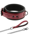 FETISH SUBMISSIVE DARK ROOM - COLLAR CON CADENA CON FORRO DE NEOPRENO