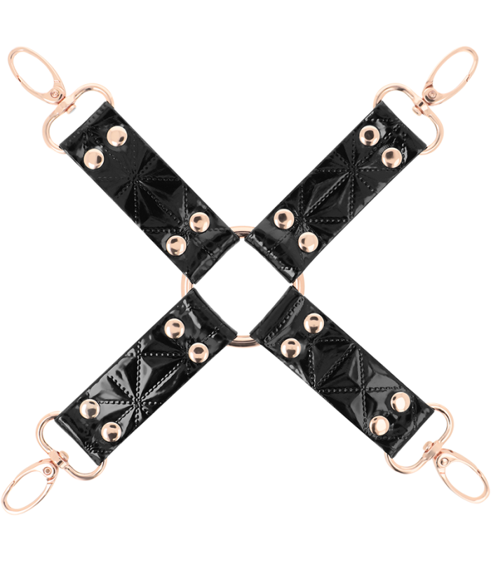 BEGME - BLACK EDITION HOG TIE CUERO VEGANO