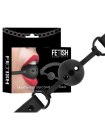 FETISH SUBMISSIVE BONDAGE - MORDAZA DE BOLA DE SILICONA TRANSPIRABLE