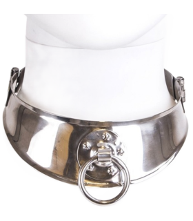 METAL HARD - COLLAR RESTRINGIDOR CON ANILLA