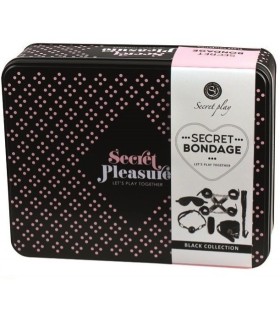 SECRETPLAY - BDSM SET 8 PCS NEGRO