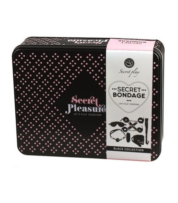 SECRETPLAY - BDSM SET 8 PCS NEGRO