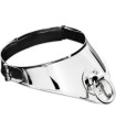 METAL HARD - COLLAR RESTRICCION CON ANILLA Y CANDADO 12.5 CM