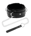 DARKNESS - COLLAR CONFORTABLE DE POSTURA CON CADENA LEATHER