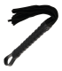 DARKNESS - LÁTIGO BONDAGE NEGRO CON MANGO DE PIEL