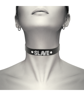 COQUETTE CHIC DESIRE - CHOKER CUERO VEGANO SLAVE