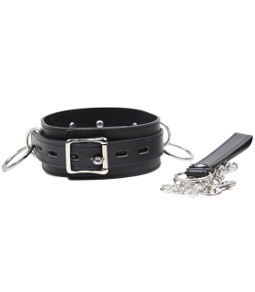 OHMAMA FETISH - COLLAR SUMISION CON 3 ANILLAS
