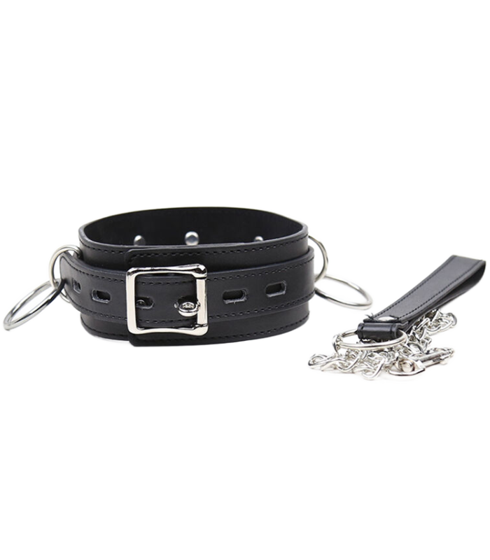 OHMAMA FETISH - COLLAR SUMISION CON 3 ANILLAS
