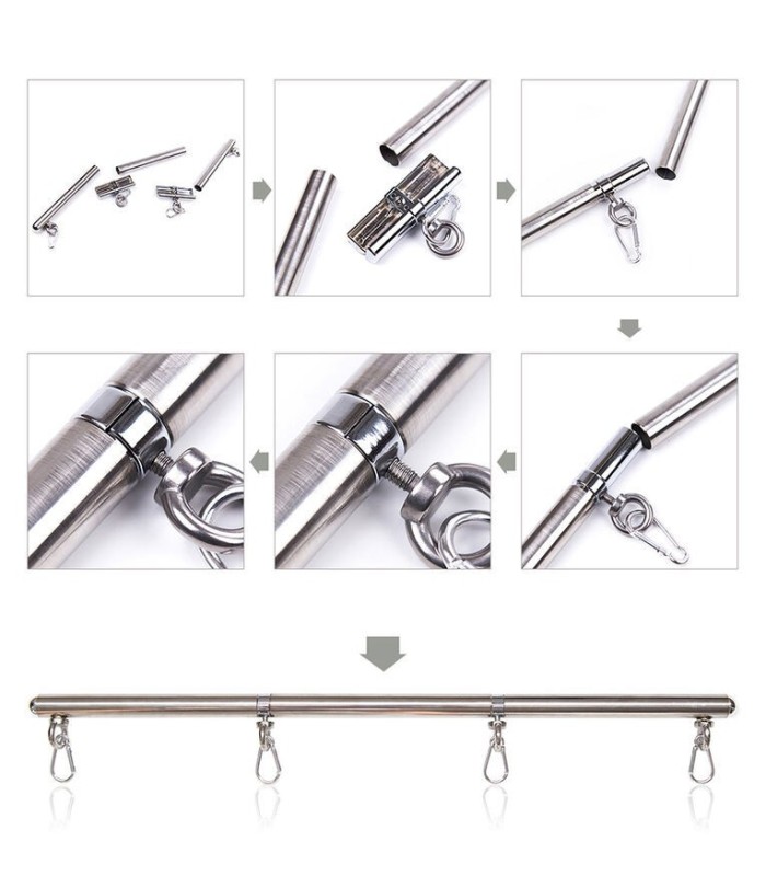 OHMAMA FETISH - BARRA RESTRICCIÓN 4 GANCHOS