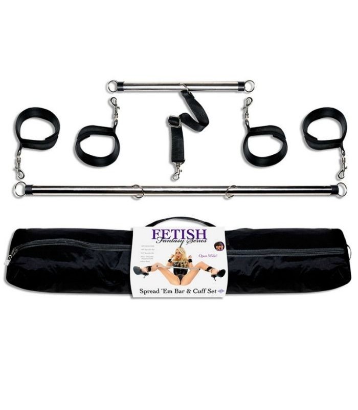 FETISH FANTASY SERIES - SET RESTRICCION BARRAS Y ESPOSAS FETISH