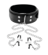 DARKNESS - COLLAR CON PINZAS PARA PEZONES NEGRO