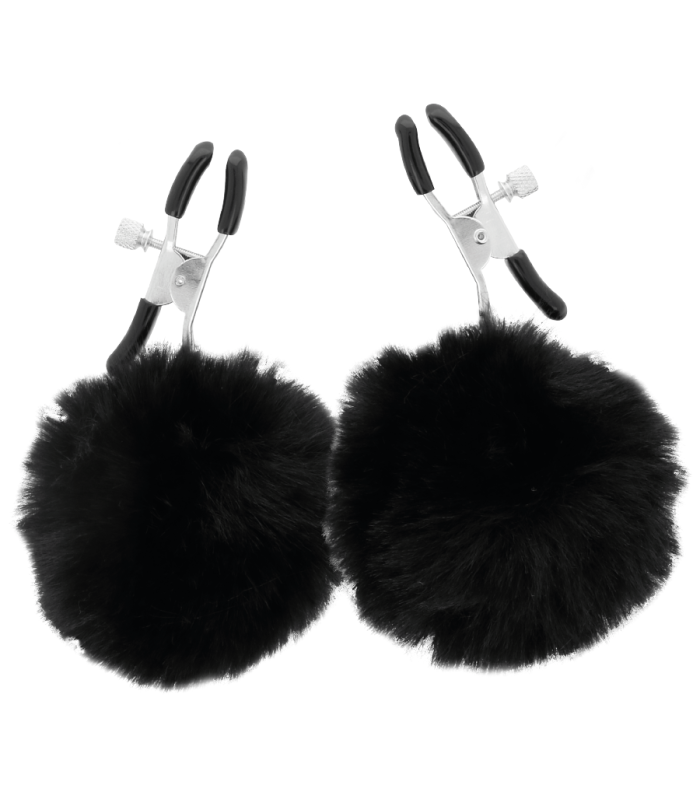 DARKNESS - PINZAS PARA PEZONES CON POMPONES 1