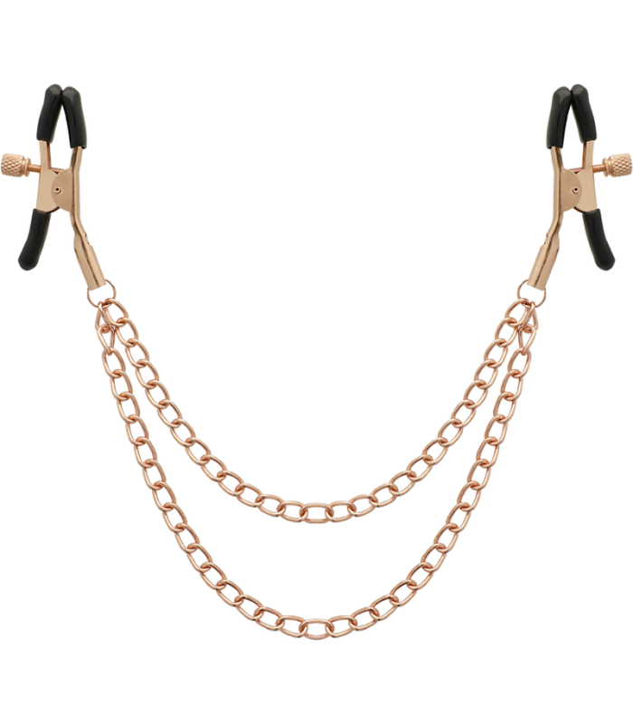 BEGME - BLACK EDITION PINZAS PEZONES CON CADENA