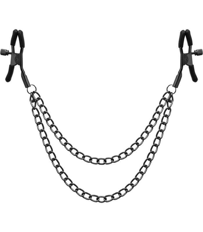 BEGME - RED EDITION PINZAS PEZONES CON CADENA