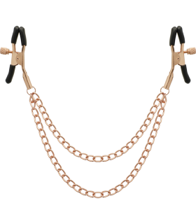 COQUETTE CHIC DESIRE - FANTASY PINZAS METALICAS PEZONES CON CADENA