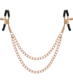 COQUETTE CHIC DESIRE - FANTASY PINZAS METALICAS PEZONES CON CADENA