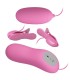 PRETTY LOVE - PINZAS CON VIBRACIÓN Y ELETROSHOCK ROSA
