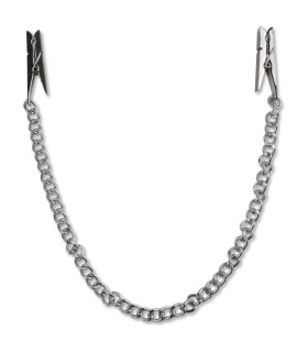 FETISH FANTASY SERIES - SERIES CADENA PARA PEZONES PLATA