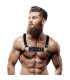 FETISH SUBMISSIVE ATTITUDE - ARNÉS BULLDOG ECOPIEL PECHO HOMBRE TALLA M/L