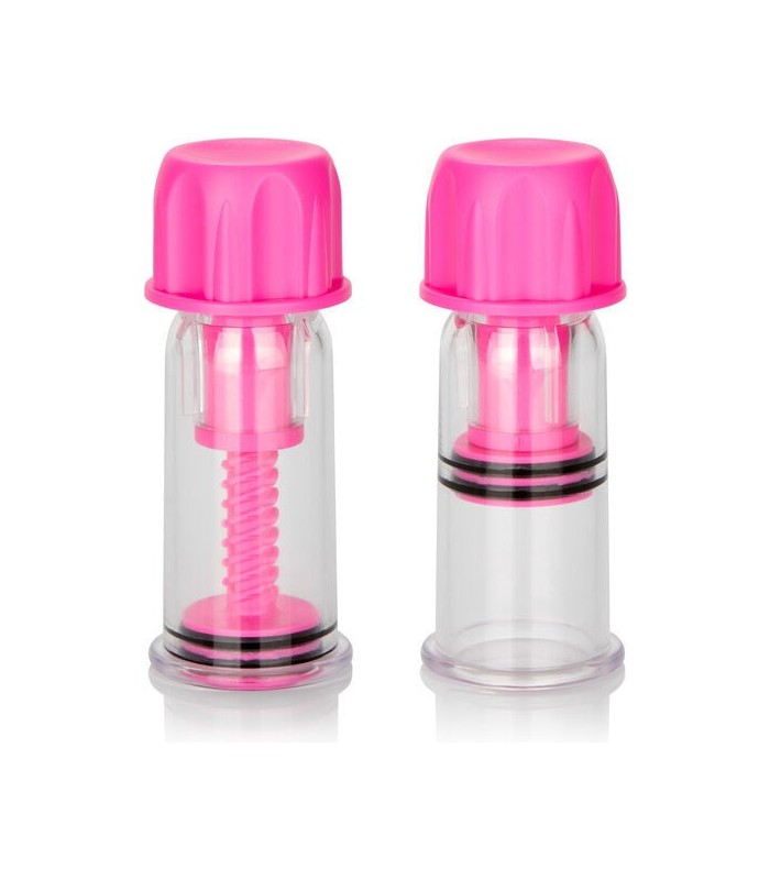 CALEXOTICS - VACCUM TWIST SUCCIONADORES PEZONES ROSA