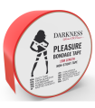 DARKNESS - CINTA PARA BONDAGE ROJO NO PEGAJOSA 15 M