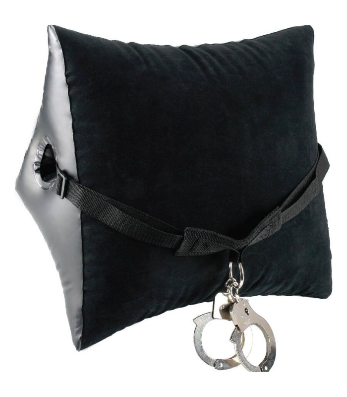 FETISH FANTASY SERIES - ALMOHADA HINCHABLE POSICION MASTER CON ESPOSAS