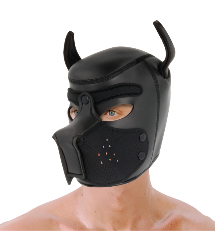 DARKNESS - MÁSCARA PERRO DE NEOPRENO CON HOCICO EXTRAÍBLE M