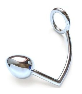 METAL HARD - ANILLO CON GANCHO ANAL 40MM
