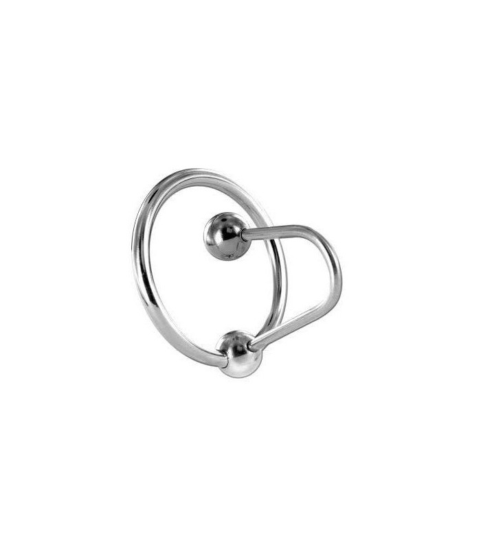 METAL HARD - ANILLA GLANDE CON PLUG