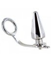 METAL HARD - ANILLO ACERO CON PLUG ANAL 45 X 45MM