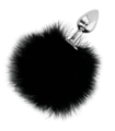 DARKNESS - EXTRA BUTTPLUG ANAL CON COLA NEGRO 7 CM