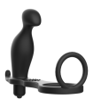 ADDICTED TOYS - PLUG ANAL CON ANILLO SILICONA NEGRO 12 CM