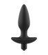 ADDICTED TOYS - MASAJEADOR PLUG ANAL CON VIBRACIÓN NEGRO